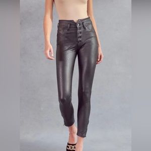 NWT KanCan High Rise Faux Leather Skinny Jean